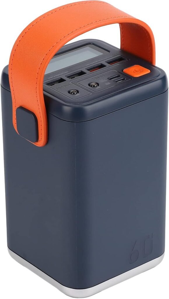 Outdoor Emergency Power Station Two-way Portable Power Station for Camping (Blue)