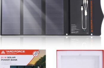 Yard Force LX PB21 Portable Solar Power Bank Review