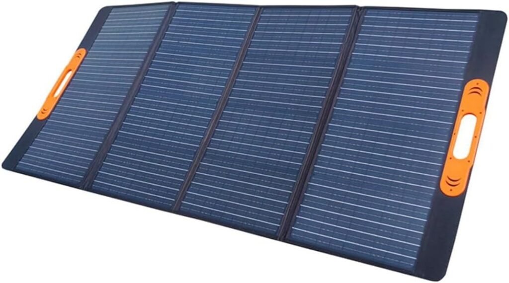 200W 12V Foldable Solar Panel Charger Kit with Controller - IP67 Waterproof Portable Solar Charging Panel for Camping, RV, Power Station, Emergency Backup (400WP-2)
