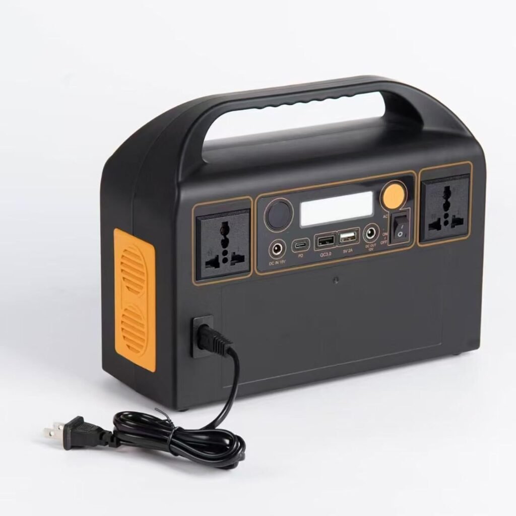 300W Portable Power Station 217.6Wh/ 68000mAh Camping Power Pack, with AC/USB/Type C Outlet for Outdoors Camping Travel Fishing Emergency Power Supply