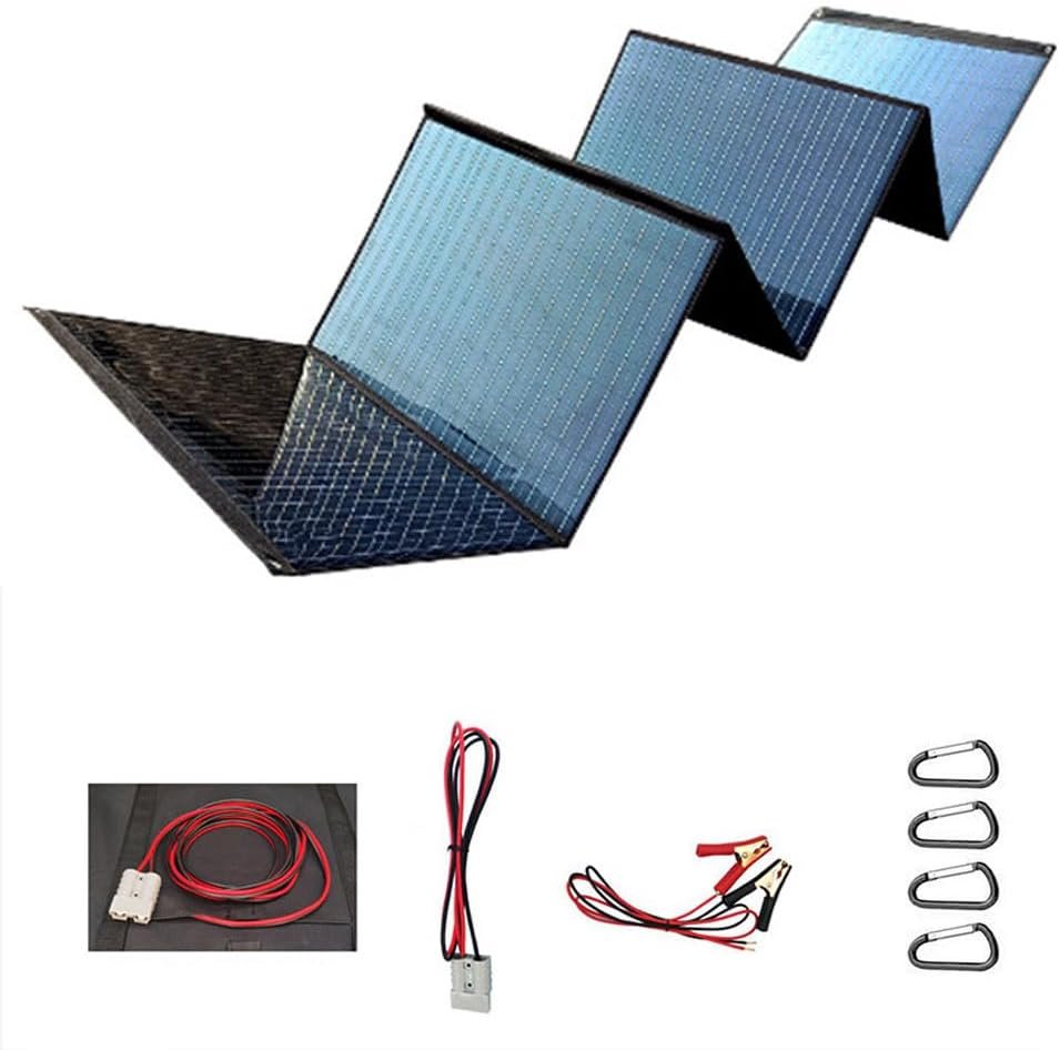 400W Foldable Solar Panel, Outdoor Charger With Adjustable Stand, Solar Module For Portable Power Station, Rv, Caravan, Camping,400W