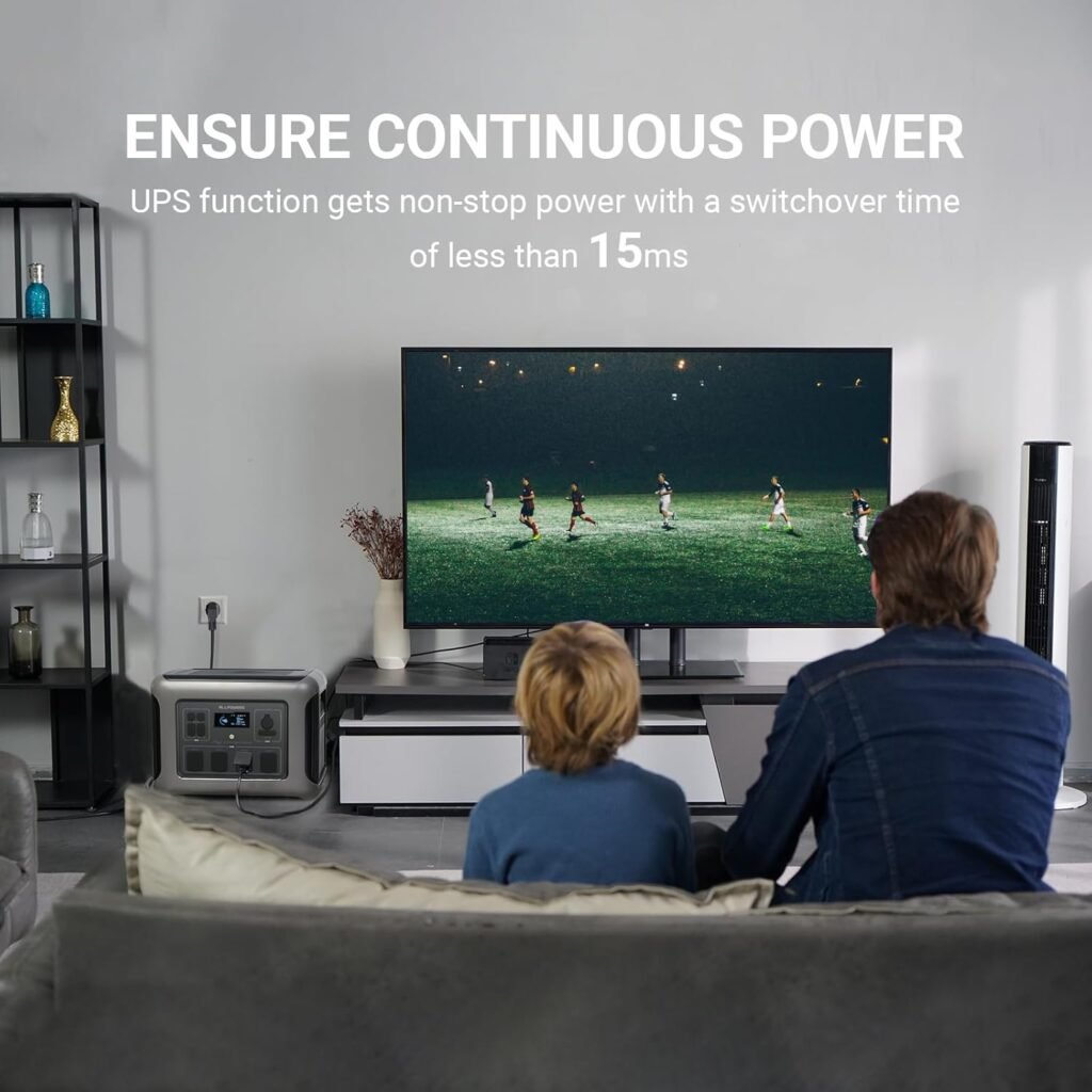 ALLPOWERS R2500 Portable Power Station, 2500W (Peak 4000W) Solar Generator, Full Charge in 1 Hour, 2016wh LiFePO4 Battery PD 100W for Home Backup, Power Outages, RV, Camping (Optional Solar Panel)