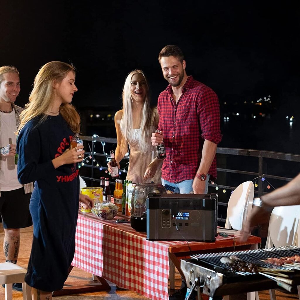 ALLPOWERS S2000 PRO Solar Generator with 200W Solar Panel SE200, 1451Wh Portable Power Station, 2400W AC/100W USB-C Output, Fast Charging Outdoor Generator for Home Backup Power Camping RVs Emergency