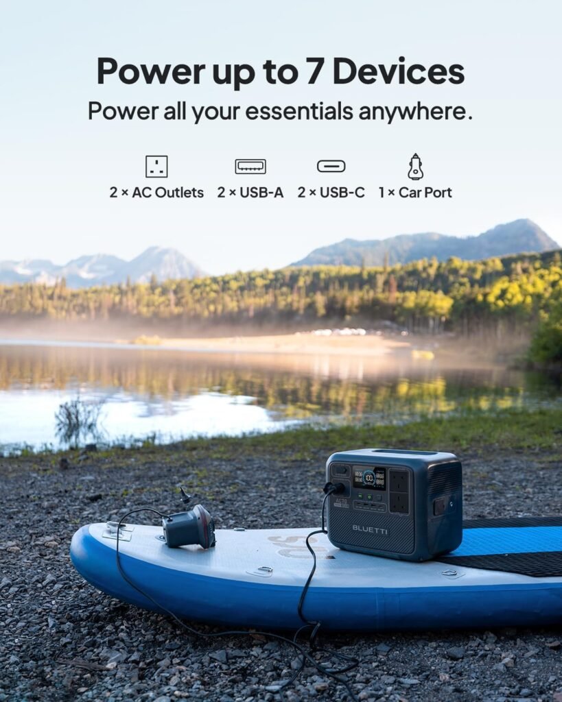BLUETTI AC70 Portable Power Station, 768Wh LiFePO4 Battery with 2 AC Outlets 1000W (2000W Pic), 100W USB Type-C Port, Product Was Not Used (Refurbished)