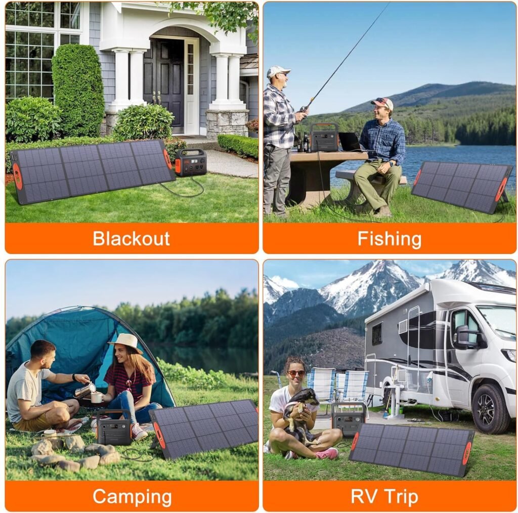 N-Type 16BB 200W Portable Solar Panel for EF/Jackery/Bluetti/Anker Power Station 20V Foldable Solar Panel 25% High Efficiency IP68 Waterproof for Outdoor Trip RV Camping Blackout Off Grid N-Type 16BB 200W Portable Solar Panel for EF/Jackery/Bluetti/Anker Power Station 20V Foldable Solar Panel 25% High Efficiency IP68 Waterproof for Outdoor Trip RV Camping Blackout Off Grid