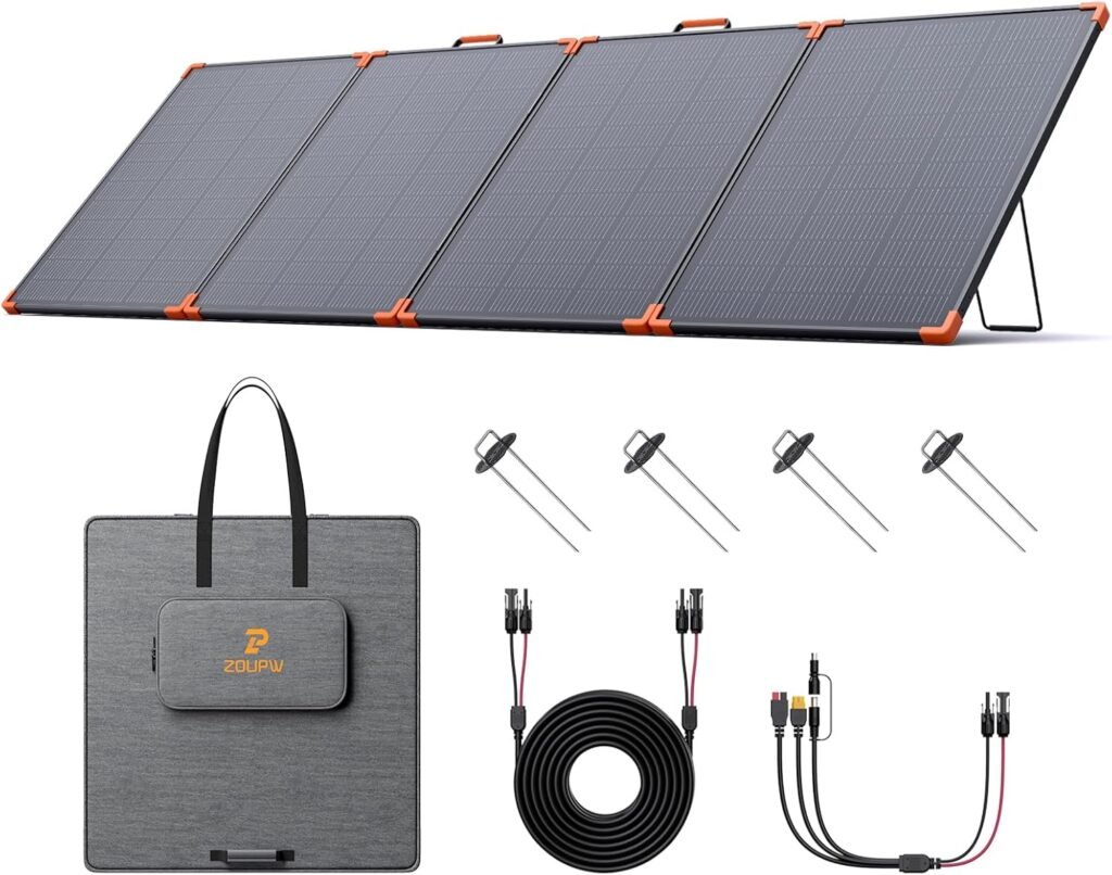 N-Type 16BB 350W Portable Solar Panel for Power Station,Hurricane Preparedness Items,43V Foldable Solar Charger 25% High Efficiency IP68 Waterproof 4 Reinforced Kickstands for Camping RV Trip N-Type 16BB 350W Portable Solar Panel for Power Station,Hurricane Preparedness Items,43V Foldable Solar Charger 25% High Efficiency IP68 Waterproof 4 Reinforced Kickstands for Camping RV Trip