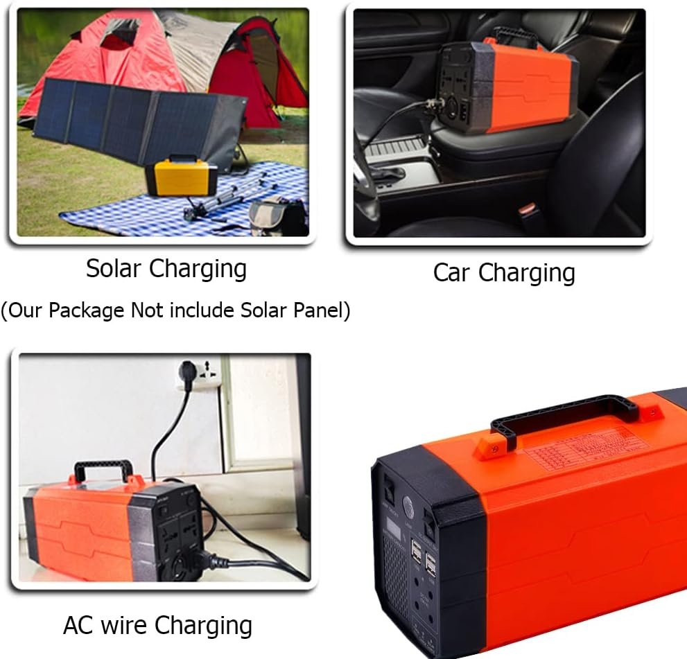 Portable Power Station 26Ah 31Ah 40Ah Outdoor Solar Generator Mobile Lithium Battery Pack with 110V/500W AC Outlet (Not Include Solar Panel),220V/110V,500W31Ah