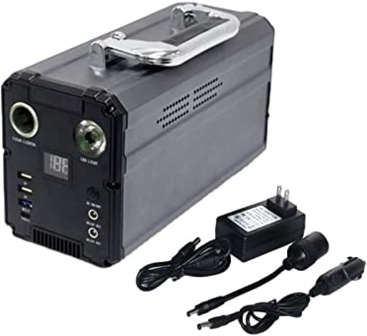 Portable Power Station,330Wh Expandable Capacity with 300W AC Outlets, 82500Mah Portable Power Bank for Home Backup, Emergency, Outdoor Camping Or RV Travel