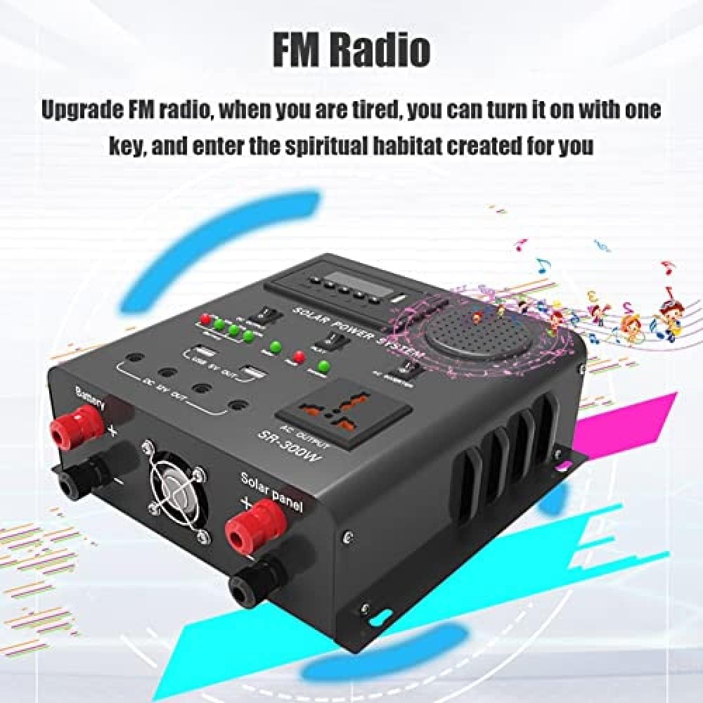 Portable Power Station,Portable Inverter Generator,300W Pure Portable Power Bank, Outdoor Solar Generator Household Outdoor Backup Power Supply For Outdoors Picnic Travel Party Camping