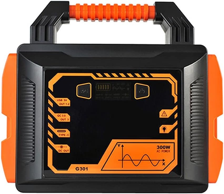 300W 110V/220V Backup Lithium Battery Off-Grid Emergency AC/DC Portable Power Station Generator for Outdoors Camping Travel Hunting Emergency