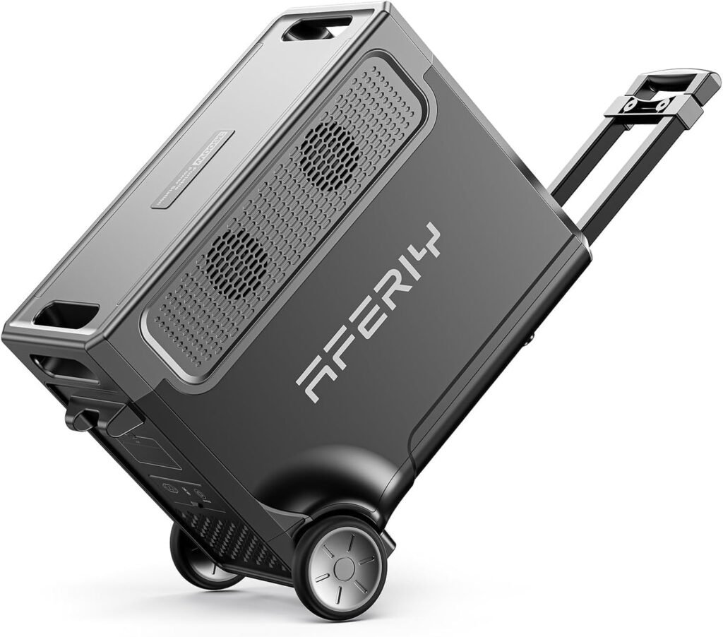 AFERIY P310 3840Wh Portable Power Station, 3600W LFP Battery Expandable to 11520Wh, 1.5H Fast Charging, LFP Solar Generator, 220V-240V, UPS, Backup Battery for Camping, Home,Off-grid, 7-Year Warranty