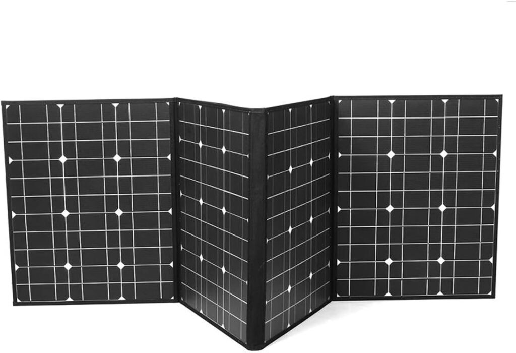 AIZYR 18V 400W DC Foldable Solar Panel - Portable USB Solar Charger Kit Monocrystalline Solar Power System for Outdoor Camping RV Generators,30A