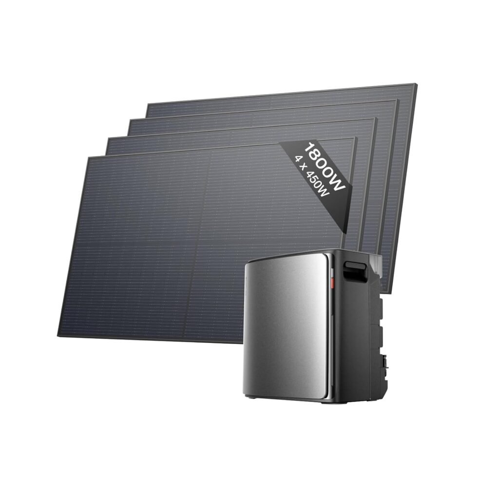 ECOFLOW STREAM Ultra X Balcony Power Station with Memory 1800 W, 3.84 kWh Memory for Balcony Power Plant, 4 x 450 W Solar Panels, 2300 W Dual AC Connections, Expandable to 23 kWh, 6000 Charging Cycles ECOFLOW STREAM Ultra X Balcony Power Station with Memory 1800 W, 3.84 kWh Memory for Balcony Power Plant, 4 x 450 W Solar Panels, 2300 W Dual AC Connections, Expandable to 23 kWh, 6000 Charging Cycles