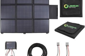 LensunSolar 200W 12V Portable Solar Panel Blanket review
