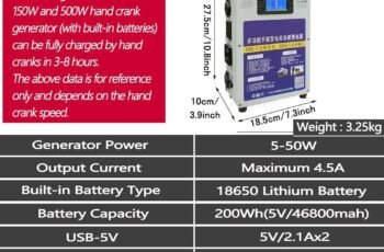 Outdoor Charger Generators Hand Crank Generator Review