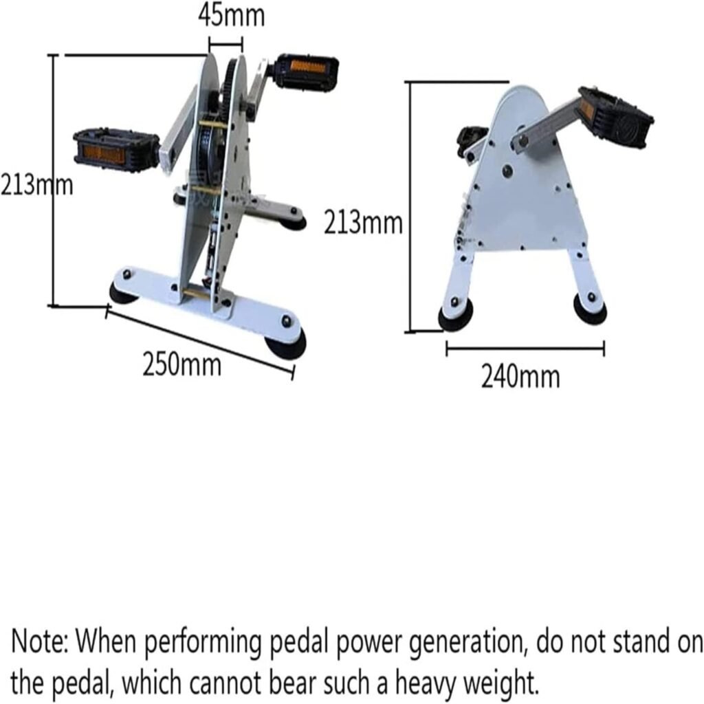 Outdoor Charger Generators High Power Hand Cranked Generator, Portable 50 W Pedal Generator USB Generator Inverter Outdoor Multifunction Manual Crank Generator For Travel Camping Hiking Survial(Handcr