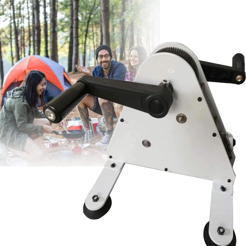 Outdoor Charger Generators Pedal Generator, 100W Portable Generator Hand Crank Charger Generator Emergency Power Supply USB Vehicle Charging Generator, Fitness Electric Trainer Spinning Bike