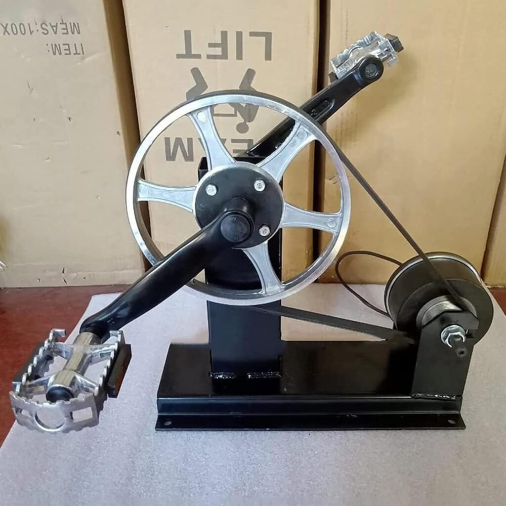 Outdoor Charger Generators Portable Pedal Generator Multi-function Pedal Powered Generator,Emergency Power Supply,Provide DC 12V Interface,Car Charger 5V Output