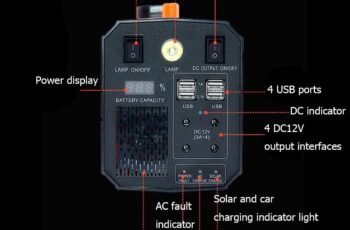 Outdoor Solar Generator Mobile Lithium Battery Pack review