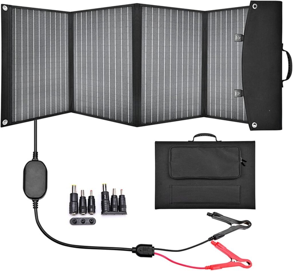 Portable Solar Panel for Power Station 10 in 1 Foldable Solar Charger with QC3.0 24w/PD 18W Outputs Waterproof for Phone Tablet Camping Outdoors RV Plug and Play Portable Solar Panel for Power Station 10 in 1 Foldable Solar Charger with QC3.0 24w/PD 18W Outputs Waterproof for Phone Tablet Camping Outdoors RV Plug and Play