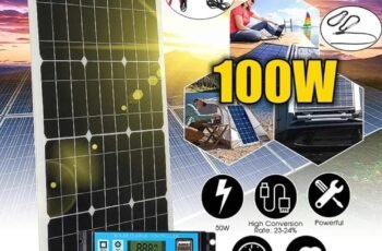 Solar Panel Kit 100W 18V Monocrystalline Module review