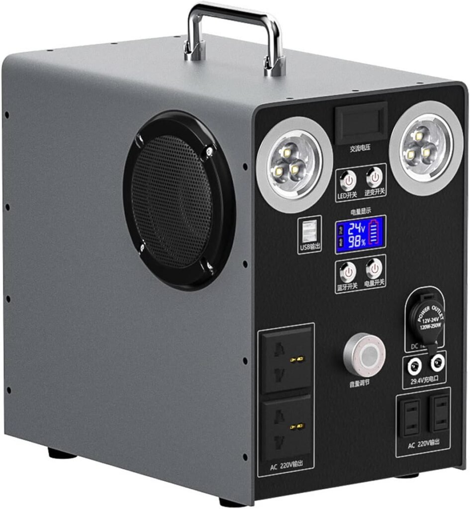 Portable Home Backup Power Supply, 1087Wh Lithium Battery Solar Generator (Solar Panel Not Included) Backup Power Supply, for Outdoors Camping Fishing Emergency Home,110V/1000W~087wh          [Energy Class A]
