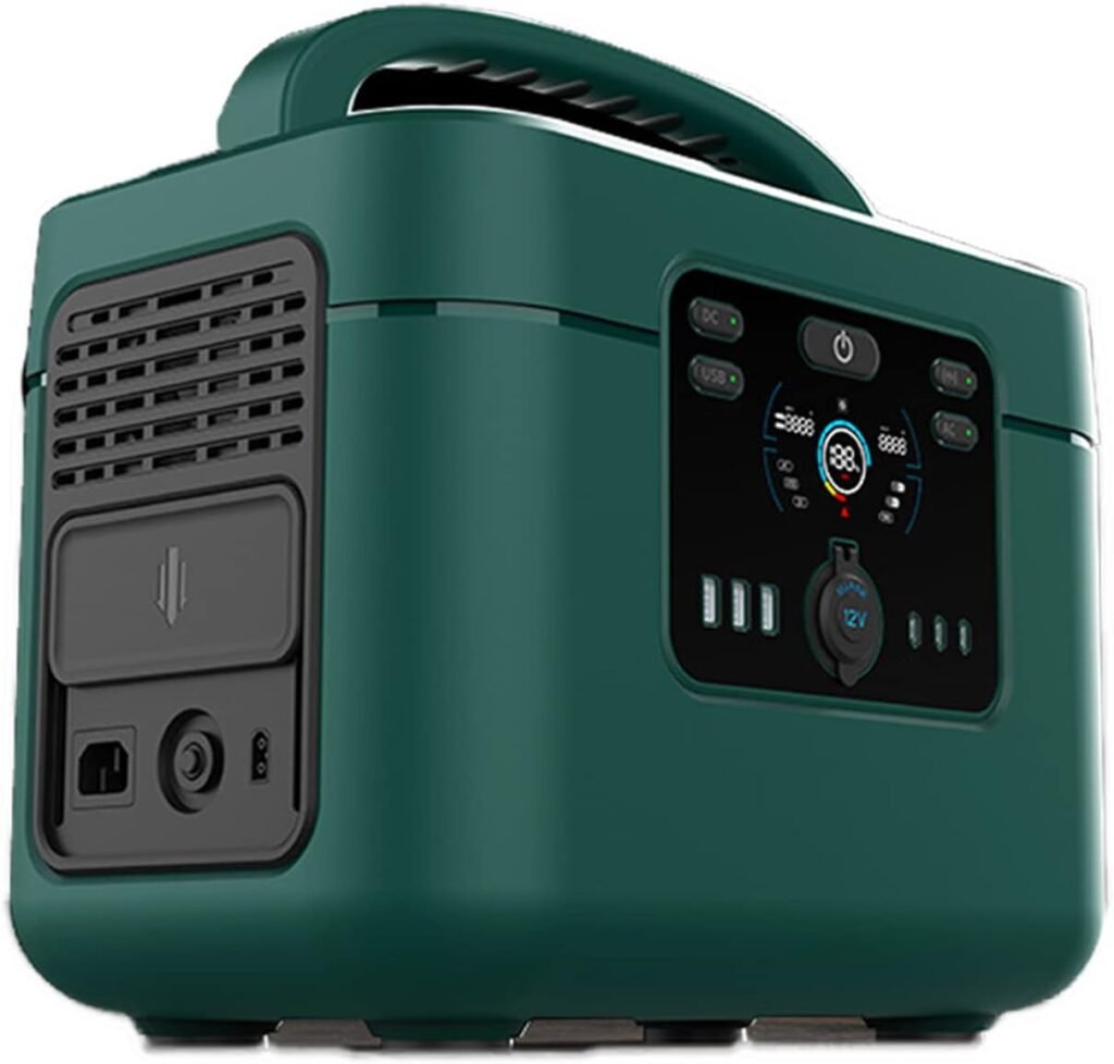 1050Wh Backup Lithium Battery Pack, Portable Power Station 1200W,Power Multiple Devices, with wireless charging panel, Suitable for outdoor camping, solar energy storage,110V          [Energy Class A]