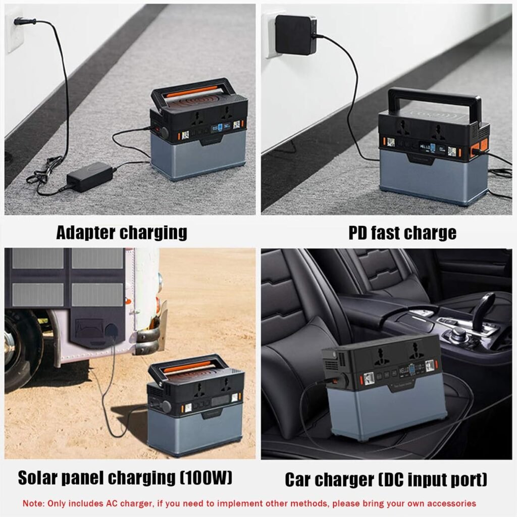 500W Portable Generator 666Wh/185200Mah Power Station Emergency Power Supply Pure Sine Wave Output for Outdoors Camping Fishing 500W Portable Generator 666Wh/185200Mah Power Station Emergency Power Supply Pure Sine Wave Output for Outdoors Camping Fishing