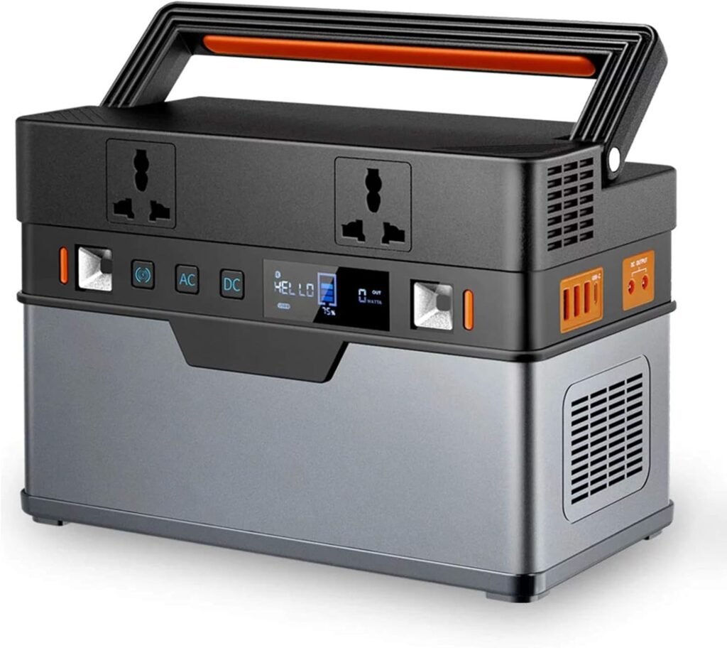 500W Portable Generator 666Wh/185200Mah Power Station Emergency Power Supply Pure Sine Wave Output for Outdoors Camping Fishing 500W Portable Generator 666Wh/185200Mah Power Station Emergency Power Supply Pure Sine Wave Output for Outdoors Camping Fishing
