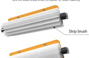 Solar Cleaning Roller Brush,Automatic Handheld Solar Panel Cleaning Roller Brush – 7.5m/25ft for Commercial Use, Ideal for Cleaning Photovoltaic Systems & Centralized Power Stations (Loose
