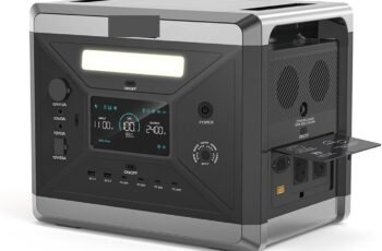 2400W (4800W Peak) Portable Power Station LiFePo4 Batteries AC Outlets 2160WH Solar Generator Campervan RV Lightweight Portable