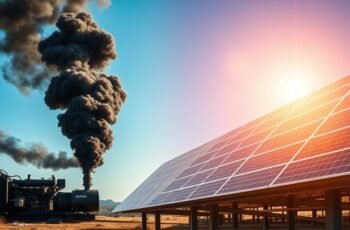 Generator Emissions Vs Solar Power
