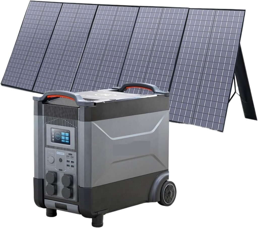Solar Generator R4000 With 400W Panel, X 4000W (6000W Surge) AC Outlets, 3600Wh Portable Power Station Ultra-Long Battery Life Solar Generator R4000 With 400W Panel, X 4000W (6000W Surge) AC Outlets, 3600Wh Portable Power Station Ultra-Long Battery Life