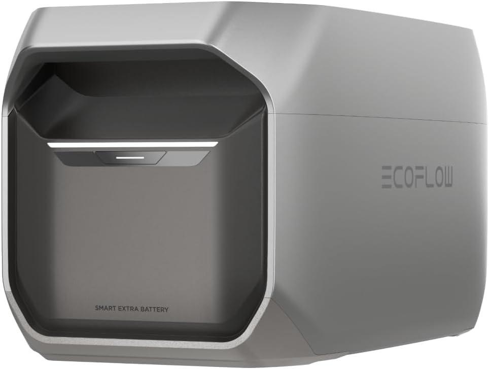 ECOFLOW DELTA Portable Power Station, 1024Wh Solar Generator, LiFePO4 Battery, 0-70% Quick Charge in Min, Expandable to 5kWh, Backup Power with UPS for Home, Camping  RV